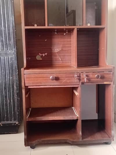 Study Table with Shelves - Urgent Sale
