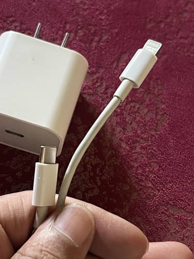 20W original adaptor and original cable available for sale in G-13