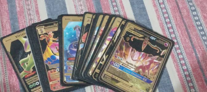 Selling pokemon cards black , and normal