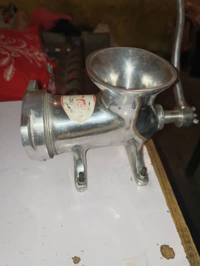 Qeema Machine – Full Steel Body – Like New – Only 3 Times Used