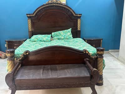 King size bed SOLID WOOD