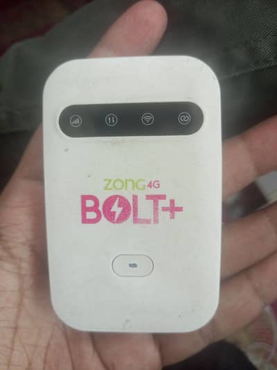 Zong 4G Bolt+ All sim Unlock 