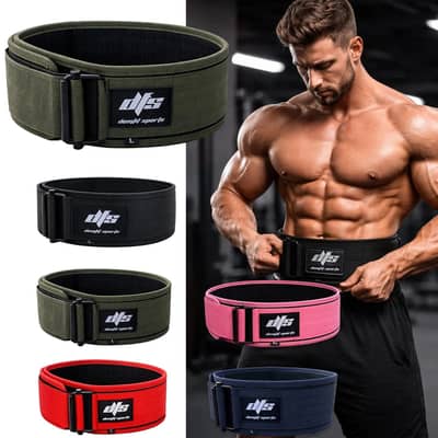 Self locking weight lifting belts, gym belt, powerlifting belt