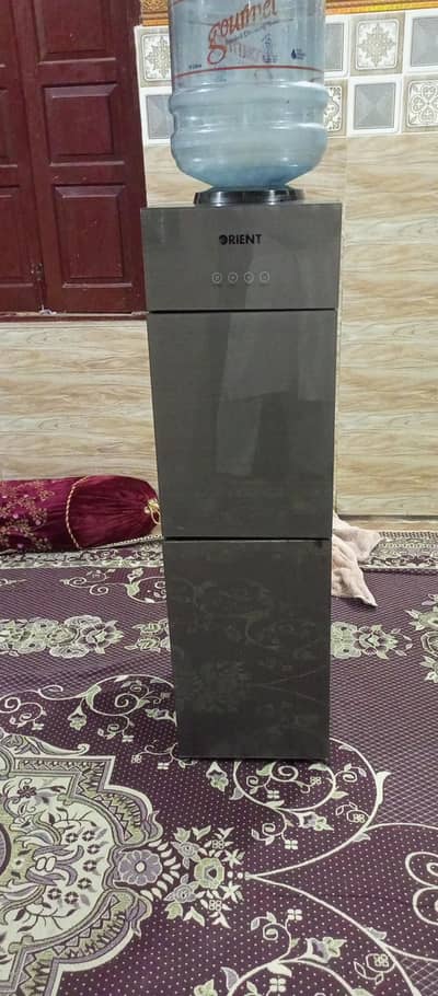 Orient Flare 3 Taps Grey Glass Door Water Dispenser