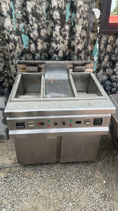 Commercial Double Tank Deep Fryer Stainless steel Electric Machine