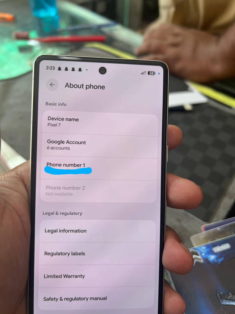 Google Pixel 7 5