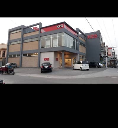 Kanal Triple Story newly-built Corner Commercial Building for rent College Road near Akbar Chowk