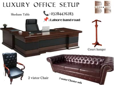 CEO office setup / Executive setup / CEO table / office fruntiure
