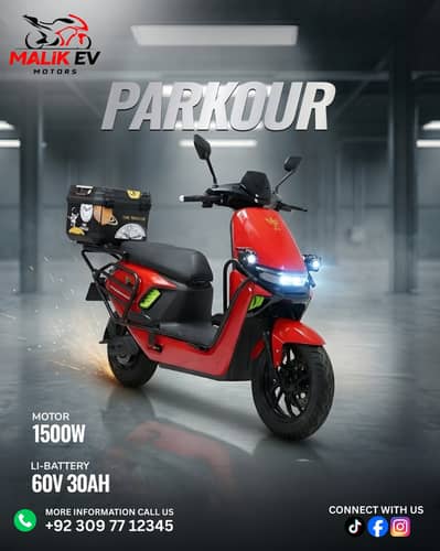 EV | Zhong Fa Parkour 2026 | 1500W Motor | 60V 30Ah Lithium Battery |