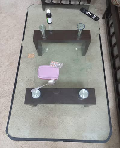 2 x Glass Centre Tables for Sale