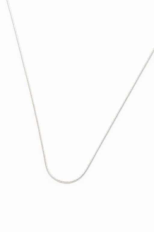 925 Silver Cut Plain Snake Chain