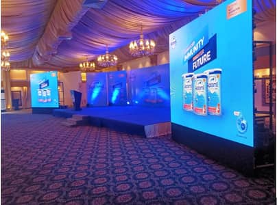 Digital Standee Digital signage Echo sound SMD screen Speakers Rental