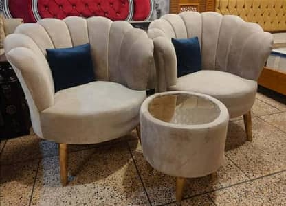 Coffee Chairs + Coffee Table