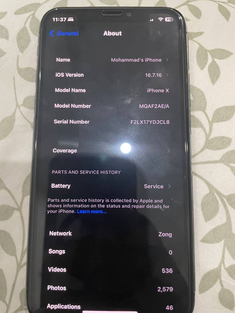 Apple iPhone X 6