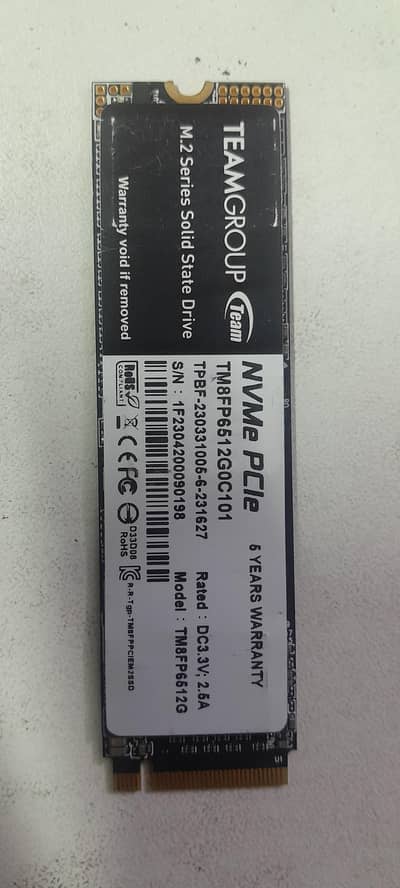 TeamGroup MP33 512GB M. 2 NVMe SSD