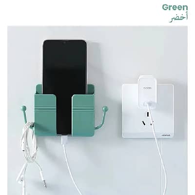 Wall Mount Smartphone Holder Hook (Fixed Phone Charging Stand)