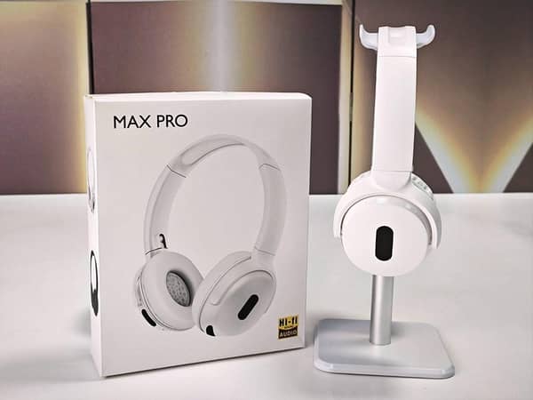MaxPro Bluetooth Headphone (V5.3) Over-Ear Wireless Headset with Long Battery Life - Techno Touch BD