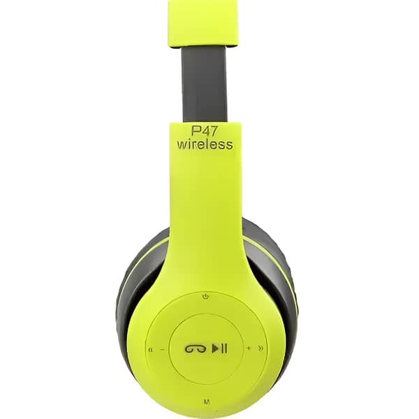 P47 Wireless Headphones, Bluetooth Foldable Headset with Microphone Support FM Radio TF for PC TV Smart Phones & Tablets Etc