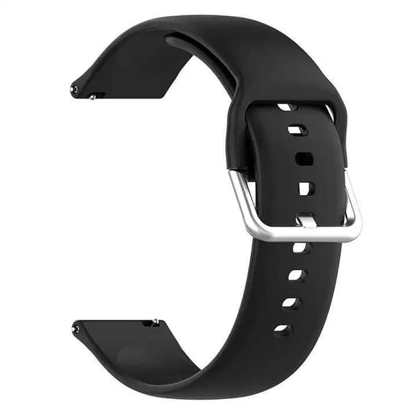 Premium 22mm Silicone Watch Strap for Mibro X1 GTR 47mm and 22mm-lug watches