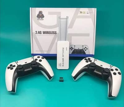 4K Wireless Game Stick Console - Retro Gaming System with 2 controller