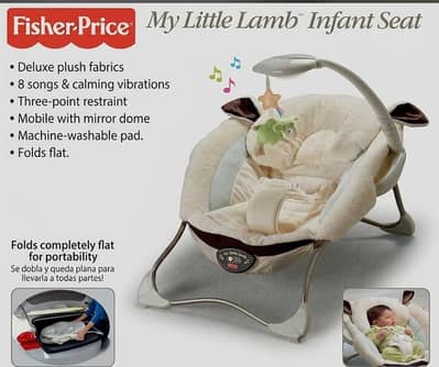 Original Fisher-Price My Little Lamb Infant Seat / Baby Bouncer