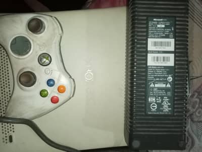 Xbox 360 console original controller power supply working condition