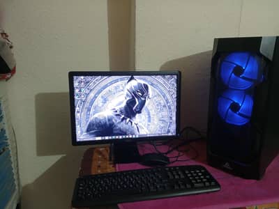 Core i5 7th Gen Complete PC Setup | RGB Gaming Casing & Dell Monitor