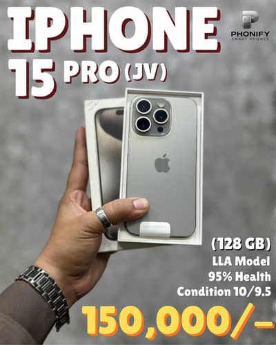 iPhone 15 Pro Jv 128gb LLA Model