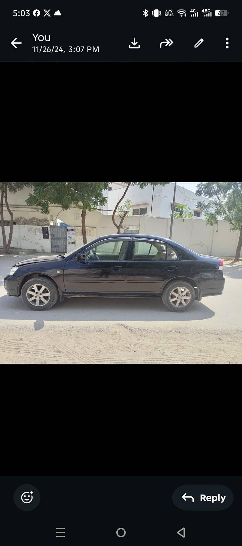 civic exi automatic 9