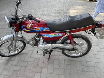 Honda pride 70cc 18Model on the spot biometric