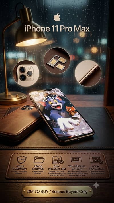 Apple iPhone 11 Pro Max 256GB Dual PTA