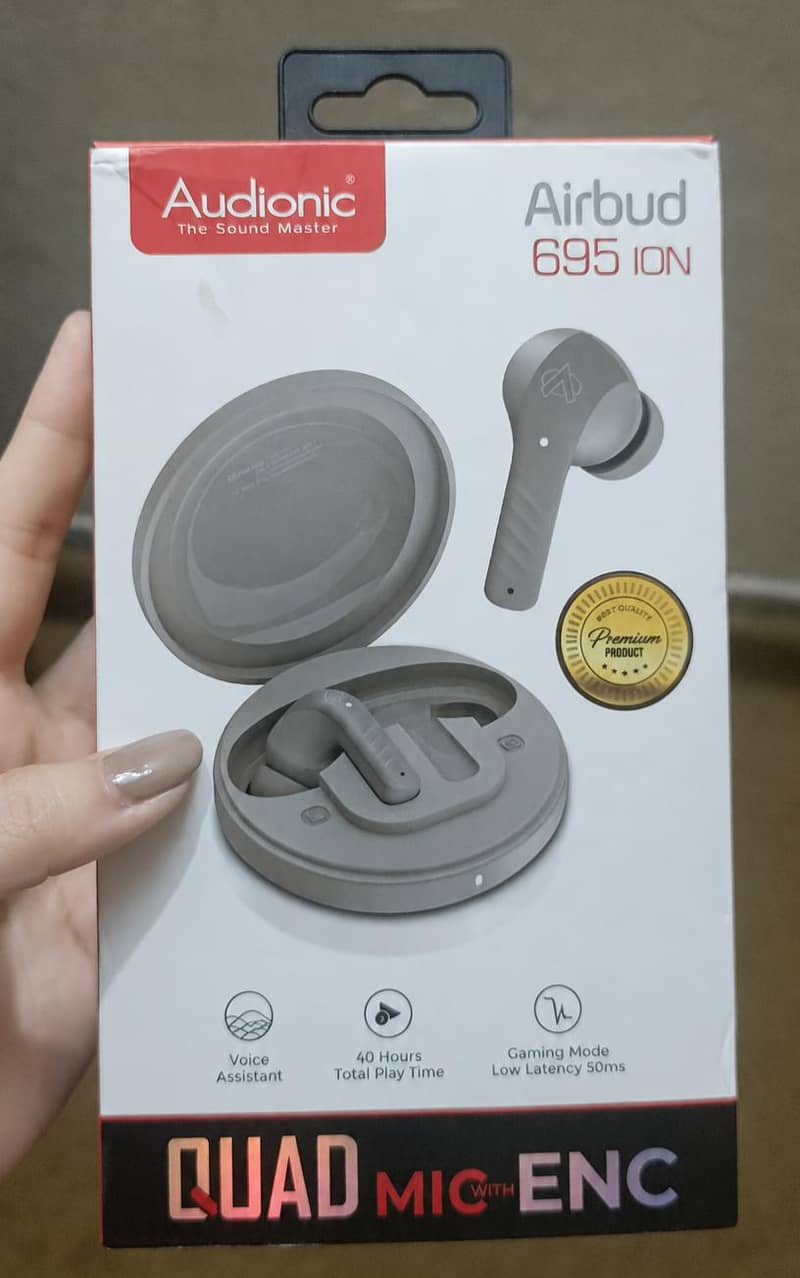 Audionic Earbuds – 10/10 Condition | Complete Box Pack 1