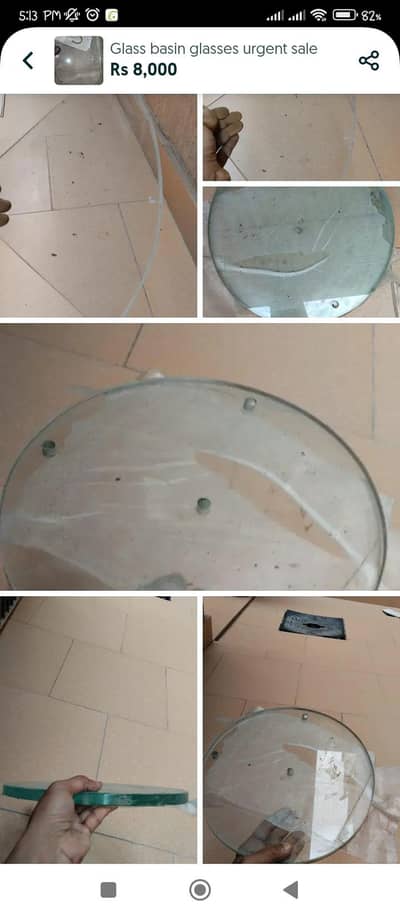 heavy glass available in different size