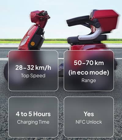 electric crown Scooty 2026 for Ladies gents