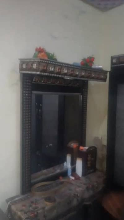 جہیز کا مکمل سامان ،ڈبک بیڈ ،ڈریسنگ ٹیبل ،شو کیس ،الماری