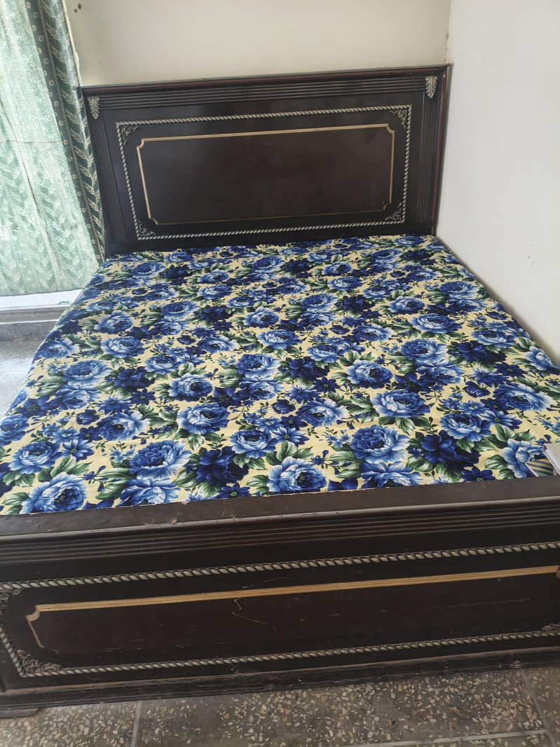 double bed with Mattress 2