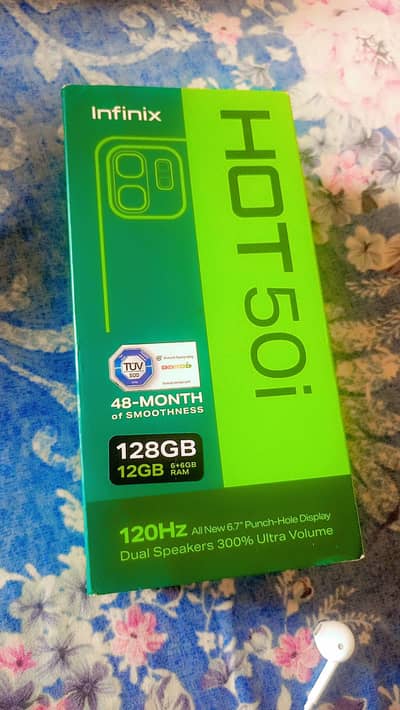 Infinix Hot 50i 12/128 read add plz