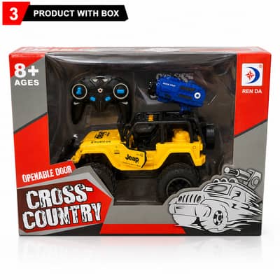 RC Car for Kids Off Road Remote Control Jeep Style Monster Truck Big