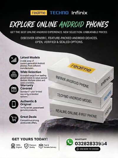 All Box Pack Android Mobiles Available Now | Best Unbeatable Prices