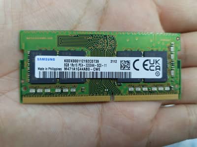 Samsung 8GB DDR4 3200MHz Laptop RAM (PC4-3200) Original