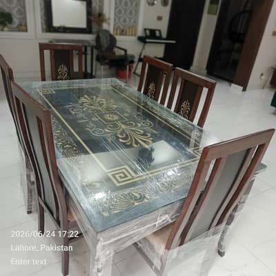 6 chairs dining table