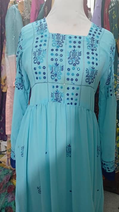 hand made embroidery frok