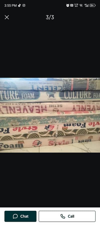 Used mattress for sale (3single 1 king size double)