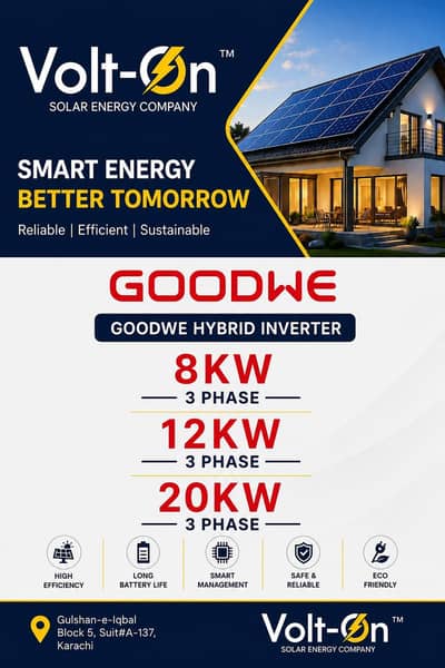 GoodWe HT Series 8kW–20kW Three-Phase Solar Inverter