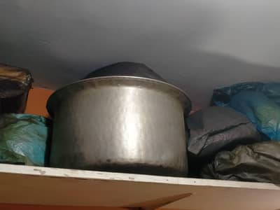 Large Cooking Pot/Pateela (5-6kg rice can be made)