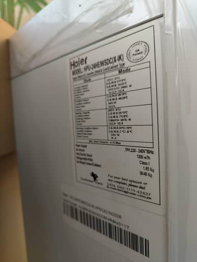 haier inverter AC slightly used