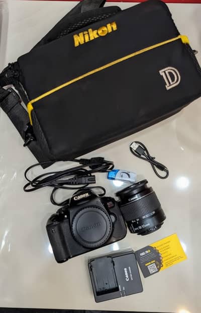 Canon 650D auto Focus Camera with Kit lens & accessories 03249107656