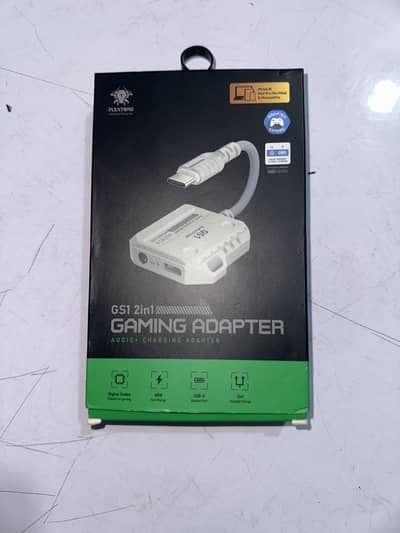 Plextone GS1 Gaming Adapter 2-in-1 (Audio + Charging) Like New