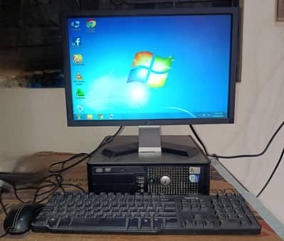 Dell core 2 Duo  Cpu with Lcd & accessories
