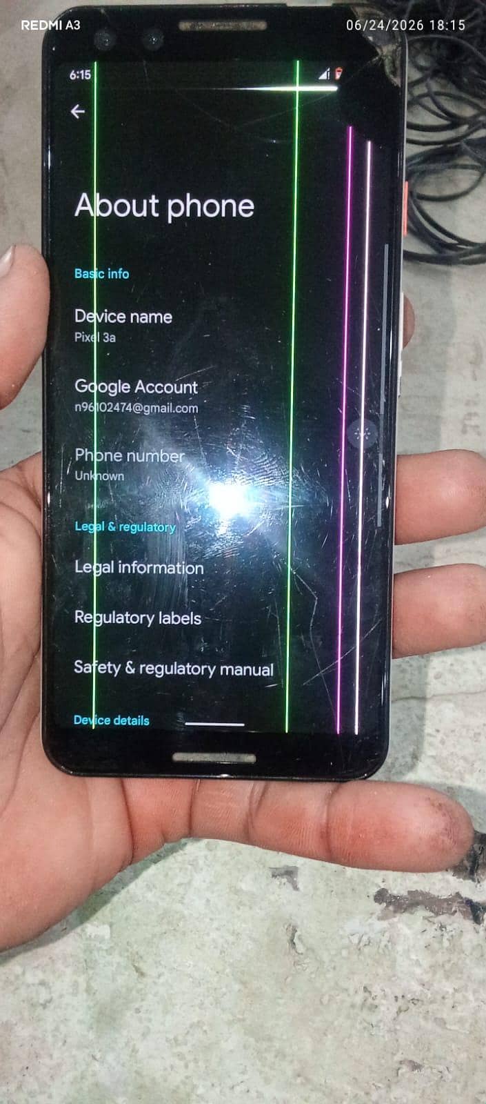 Google Pixel 3 6